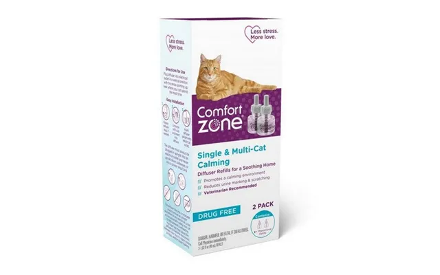 Comfort Zone - Single And Multi Cat Calming Kit For A Soothing Home Pk Diffuser Refill