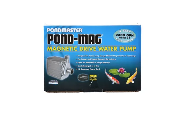 Danner - Pondmaster Pond-mag Magnetic Drive Water Pump Black