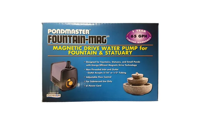 Danner - Pondmaster Pond-mag Magnetic Drive Water Pump Black