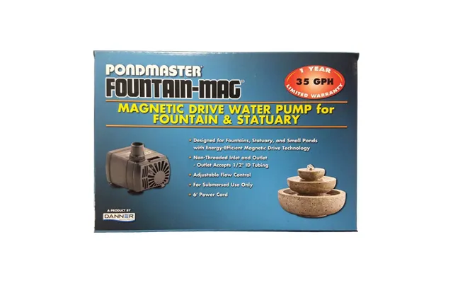 Danner - Pondmaster Pond-mag Magnetic Drive Water Pump Black