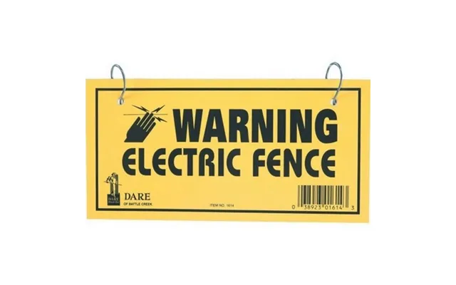 Dare - Dare Electric Fence Warning Sign