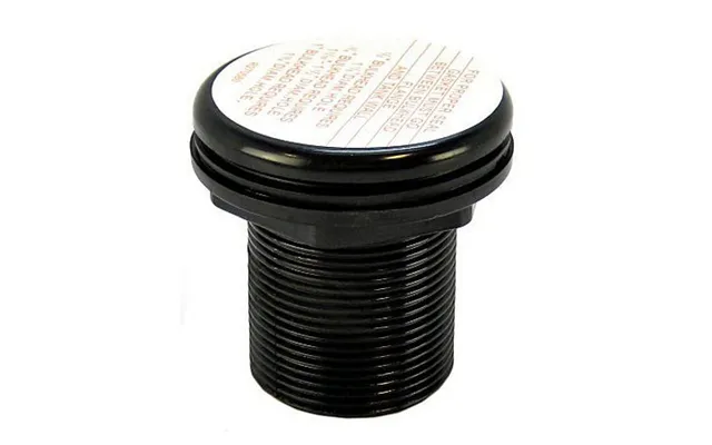 Double Threaded Bulkhead - Black 1 1.75 Hole Size By Lifegard Aquatics