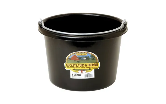 Duraflex - Duraflex Plastic Pail Black