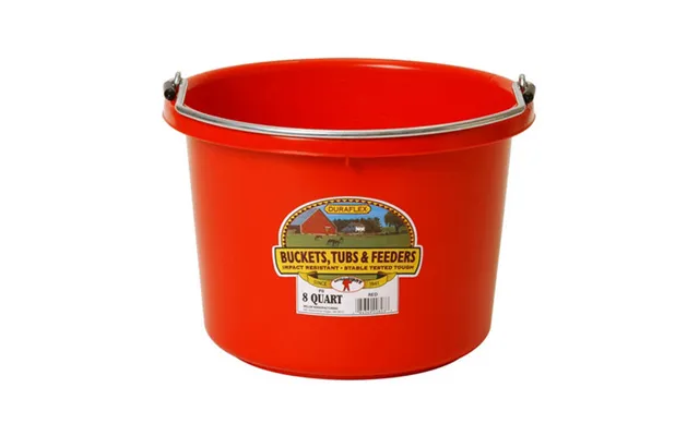 Duraflex - Duraflex Plastic Pail Red