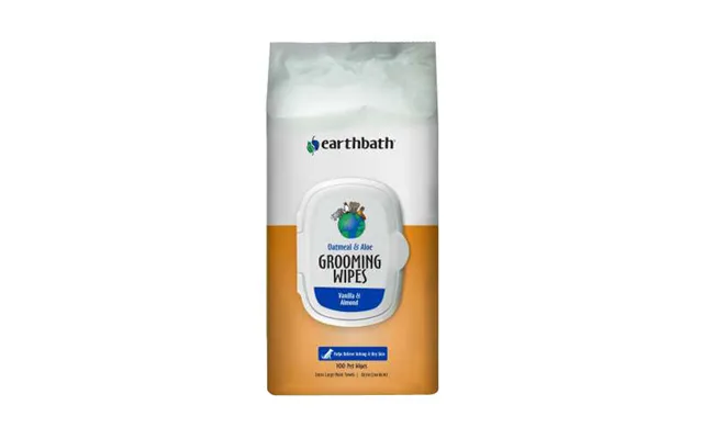 Earthbath - Oatmeal & Aloe Grooming Wipes Vanilla & Almond