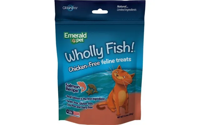 Emerald Pet - Wholly Fish Chicken Free Feline Treats
