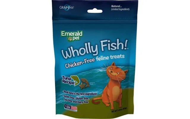 Emerald Pet - Wholly Fish Chicken Free Feline Treats
