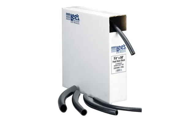 Flexible Pond Tubing - Black 50' Long Tube 3 4 Diameter Tubing By Lee's