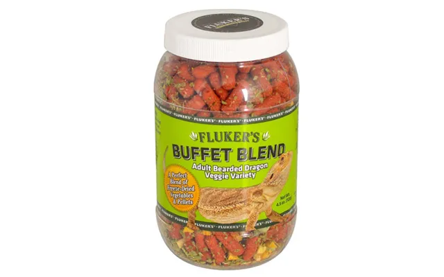 Fluker's - Fluker's Buffet Blend Adult Bearded Dragon Veggie Variety Freeze Dried Food