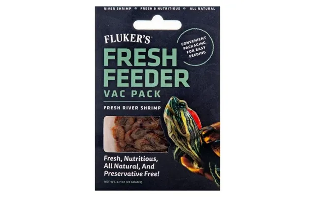 Fluker's - Fresh Feeder Vac Pack Fresh River Shrimp