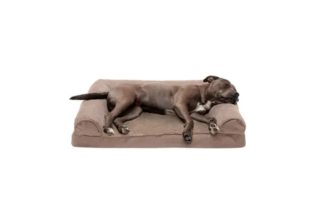 Fur Haven Pet Products - Fur Haven Pet Products Plush & Suede Sofa Orthopedic Pet Bed