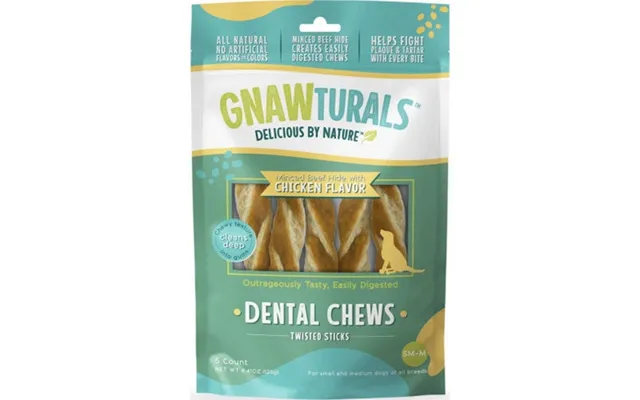 Gnawturals - Gnawturals Dental Chews Twisted Stick
