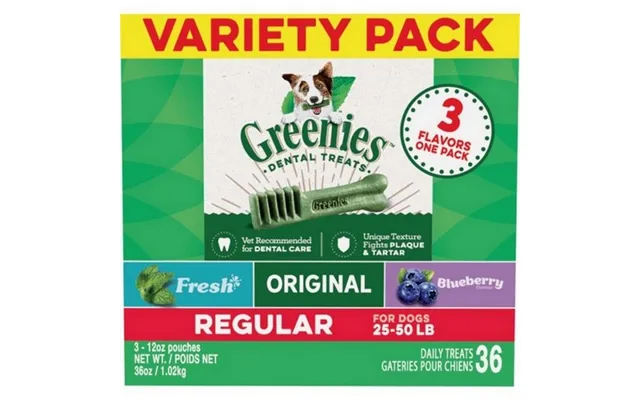 Greenies - Greenies 3-flavor Variety Pack Dog Dental Treat