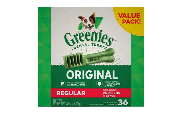 Greenies, Original Teenie Dental Dog Treats, Regular - 36 Treats