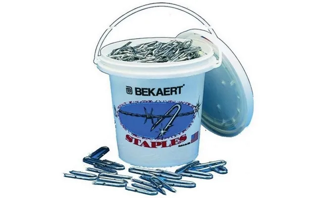Gripple - Bekaert Barbed Fence Staple Bezinal Coated Pail