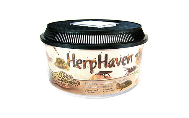 Herphaven Terrarium - Round 11 Diameter X 5.5 High By Lee's