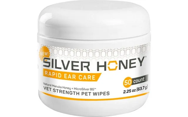 Honest To Goodness - Silver Honey Rapid Ear Care Vet Strength Pet Wipes