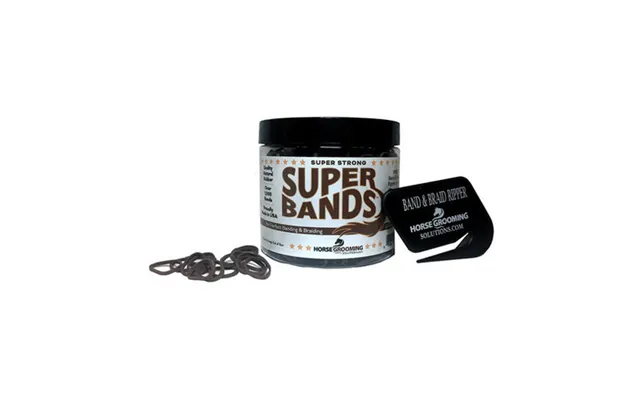 Horse Grooming Solutions - Super Bands Brown Chestnut