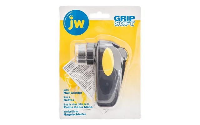 Jw Gripsoft Palm Nail Grinder For Dogs Palm Nail Grinder - 4 Long By Jw Pet