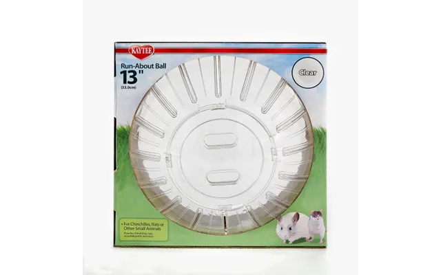 Kaytee Mega Run-about 13 Exercise Ball Clear - 1 Each 13 In Diameter By Kaytee
