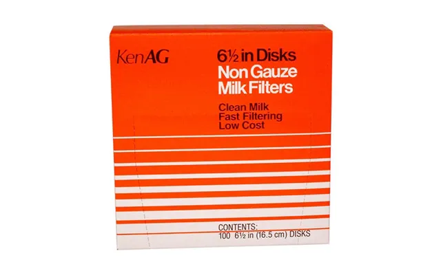 Kenag Non-gauze Milk Filter Disks D110 6-1 2 100 Count By Kenag