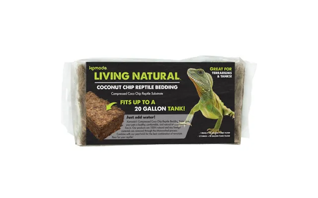 Komodo - Komodo Living Natural Coconut Chip Reptile Bedding Brick