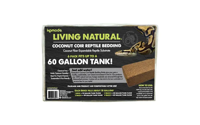 Komodo - Komodo Living Natural Coconut Coir Reptile Bedding Brick