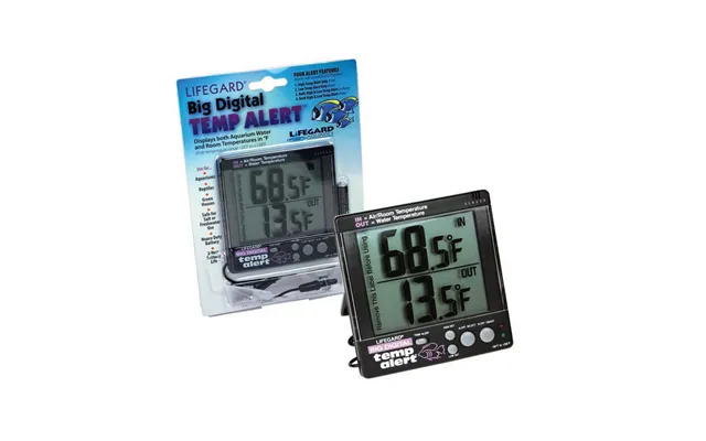Lifegard Aquatics - Lifegard Aquatics Big Digital Temp Alert Aquarium Thermometer