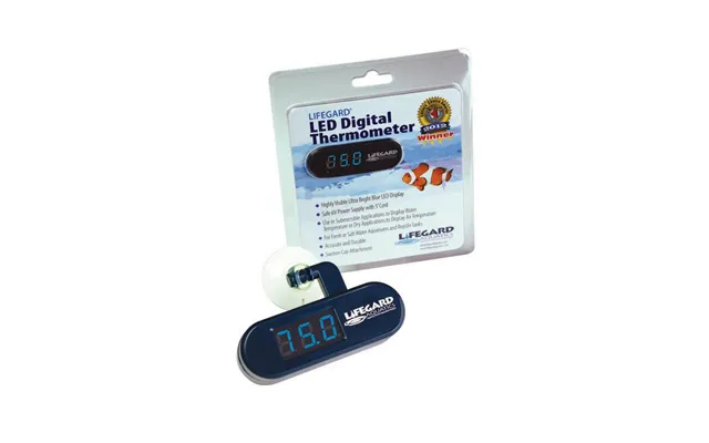 Lifegard Aquatics - Lifegard Aquatics Led Digital Aquarium Thermometer