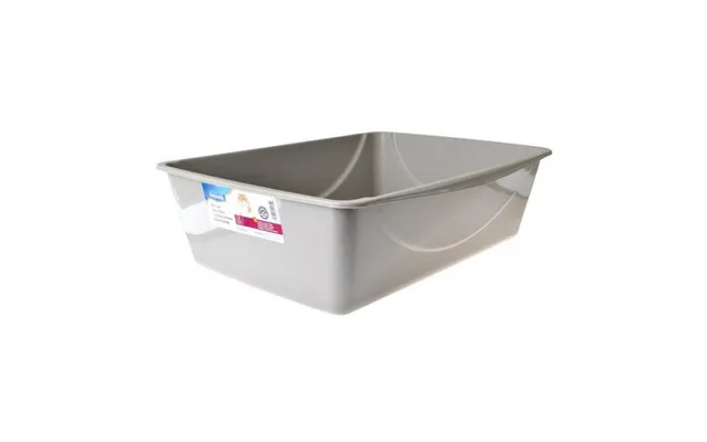 Litter Pan - Gray Jumbo 22.3 L X 16.8w X 6.8 H By Petmate