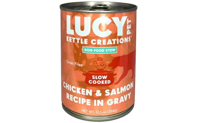 Lucy Pet Products - Lucy Pet Products Kettle Creations Chicken And Salmon In Gravy Dog Food