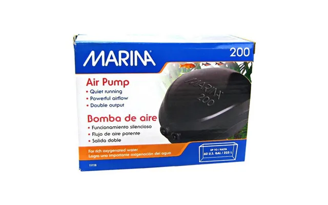 Marina, Air Pump, Model 200 Air Pump - Aquariums Up To 60 Gallons