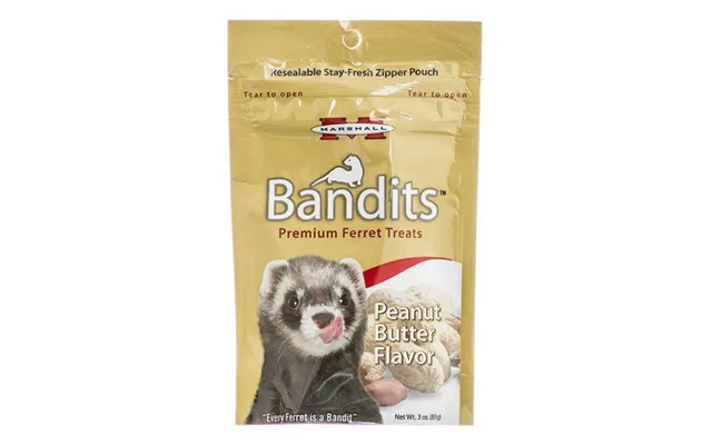 Marshall, Bandits Premium Ferret Treats - Peanut Butter Flavor, 3 Oz