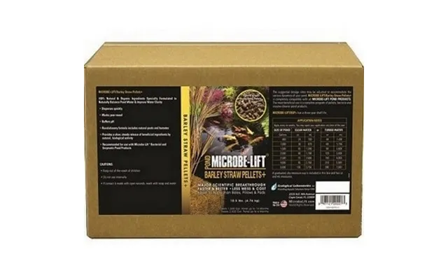 Microbe-lift - Microbe-lift Barley Straw Pellets Plus For Ponds