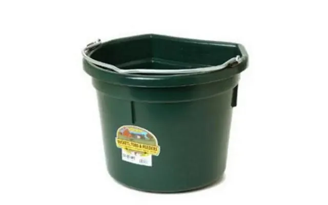 Miller Manufacturing Co - Little Giant Plastic Flat Back Dark Green