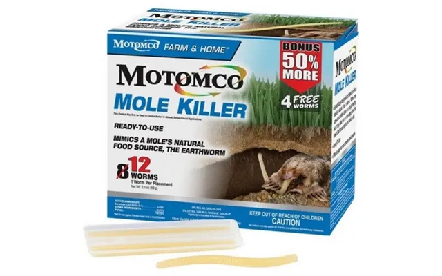 Motomco - Motomco Mole Killer Worm Formula Rtu Bonus Box