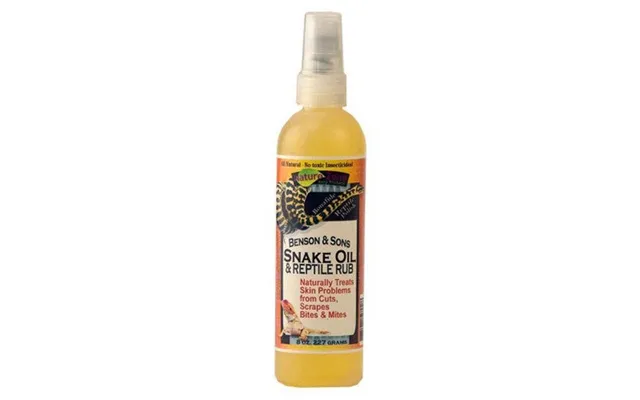 Nature Zone - Benson And Sons Snake Oil And Reptile Rub
