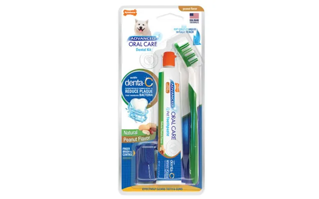 Nylabone - Nylabone Advanced Oral Care Natural Dog Dental Kit