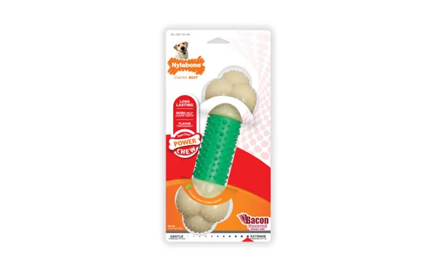 Nylabone - Nylabone Double Action Power Chew Durable Dog Toy