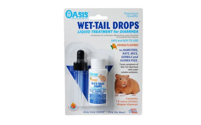 Oasis Biocompatible, Small Animal Wet Tail Drops - Diarrhea Treatment, 1 Oz