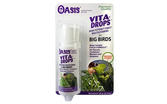Oasis - Oasis Vita Drops Multivitamin Supplement For Big Birds