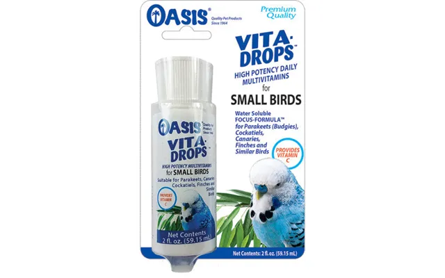 Oasis - Oasis Vita Drops Multivitamin Supplement For Small Birds