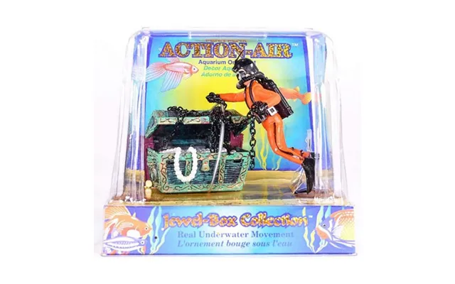 Penn Plax - Action Aerating Treasure Diver