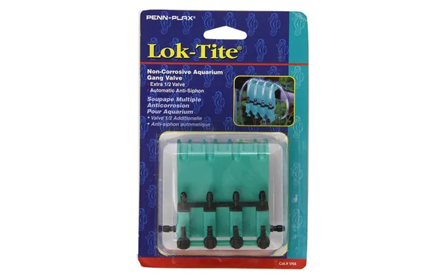 Penn Plax - Penn Plax Lok-tikte Plastic Valve With Hanger 4 Gang Valve