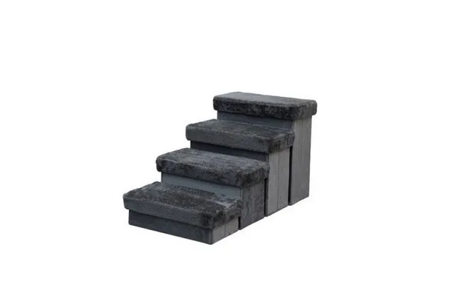 Pet Pals - Petpals 2in1 4 Level Pet Stairs Charcoal