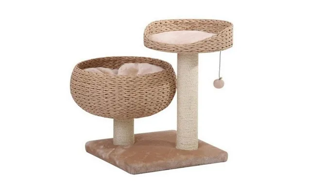 Pet Pals - Petpals Cozy 2 Level Cat Perch Tree Beige & Cream