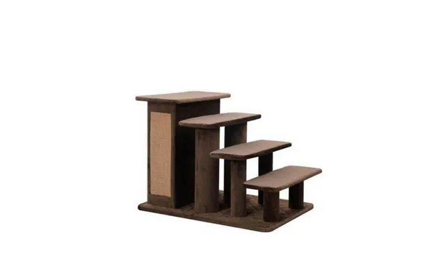 Pet Pals - Petpals Zoso 2-in-1 Modern Pet Stairs And Storage Brown