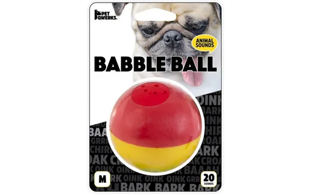 Pet Qwerks - Animal Sounds Babble Ball Dog Toy