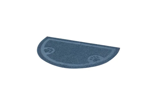 Petmate - Petmate Half Circle Litter Catcher Mat Blue