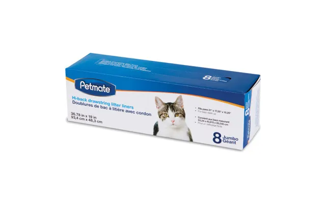 Petmate - Petmate Hi-back Drawstring Litter Pan Liners